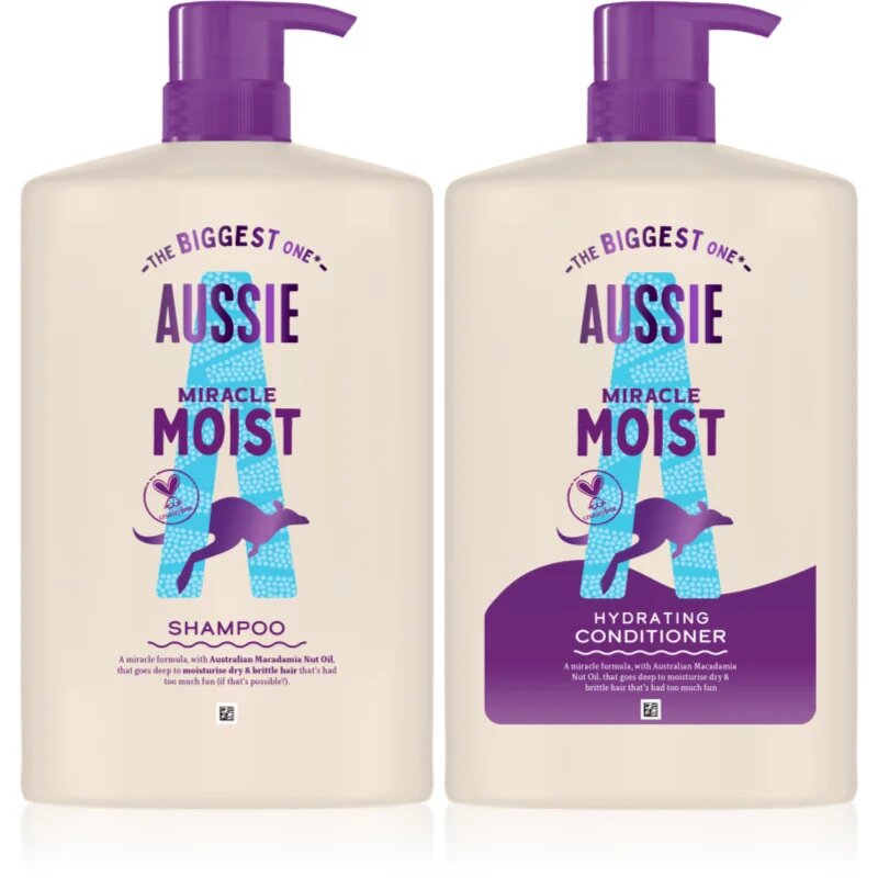 Aussie Miracle Moist set pentru hidratare si stralucire