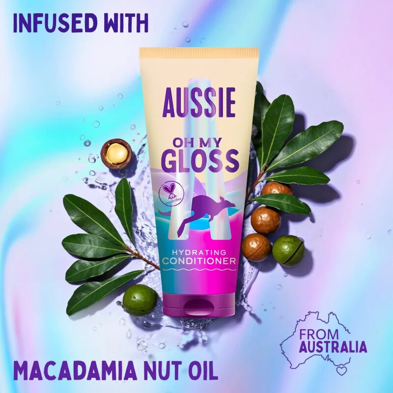 Aussie Oh My Gloss Hydrating Conditioner balsam hidratant cu efect de iluminare 200 ml
