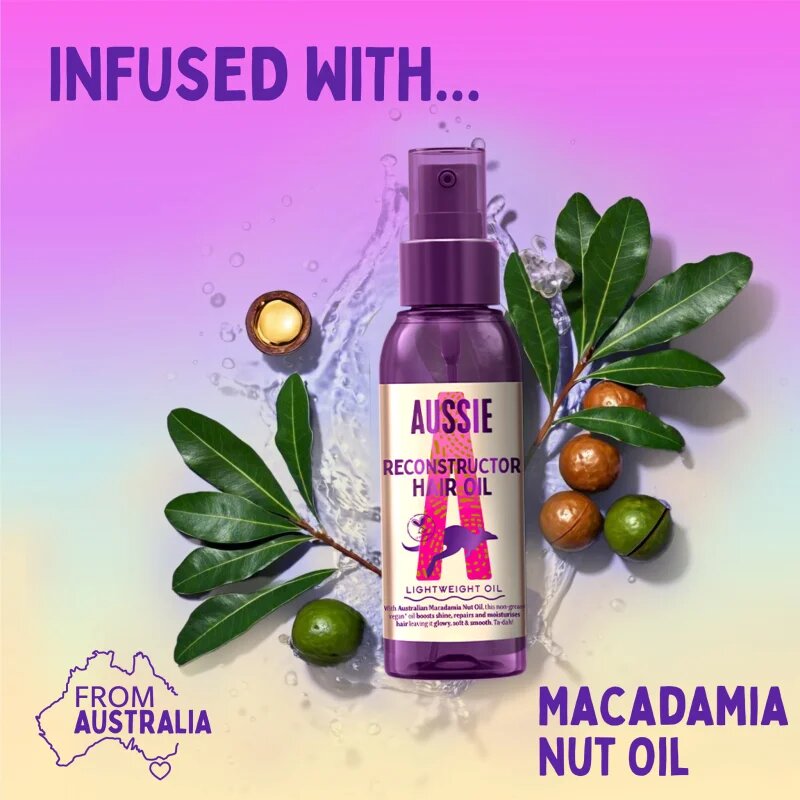 Aussie Reconstructor Hair Oil ulei hidratant pentru păr 100 ml