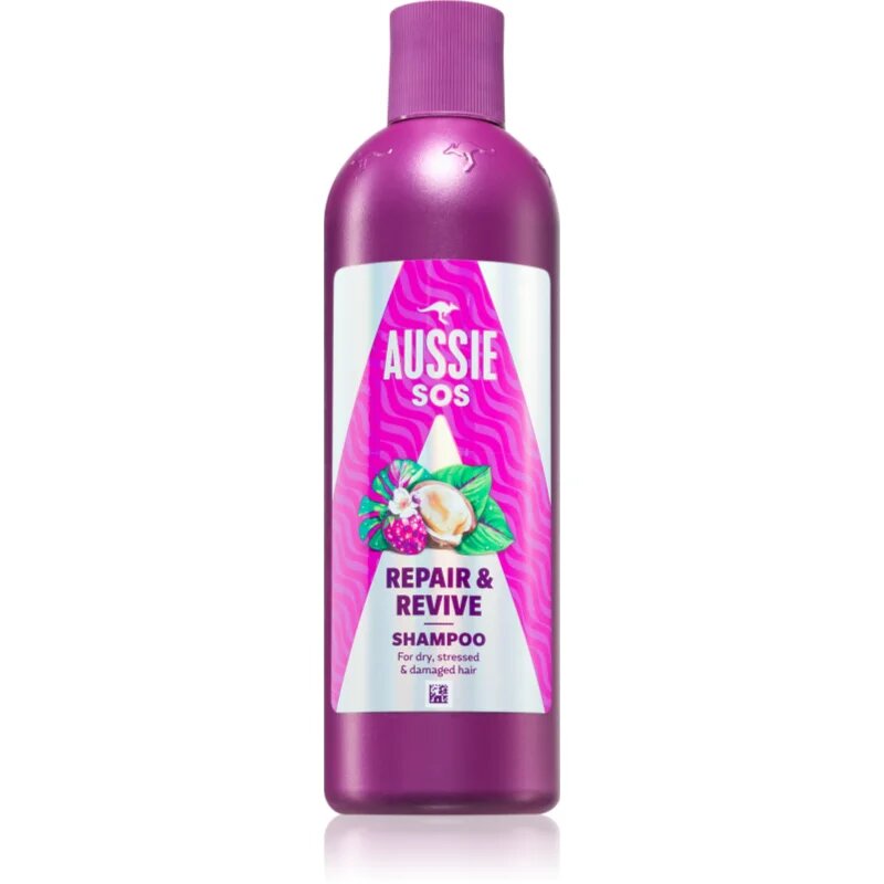 Aussie SOS Repair & Revive sampon hranitor pentru par si scalp deteriorat 300 ml