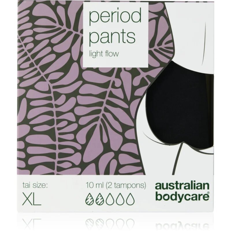 Australian Bodycare Period Pants chiloți menstruali pentru menstruație slabă mărime XL 1 buc