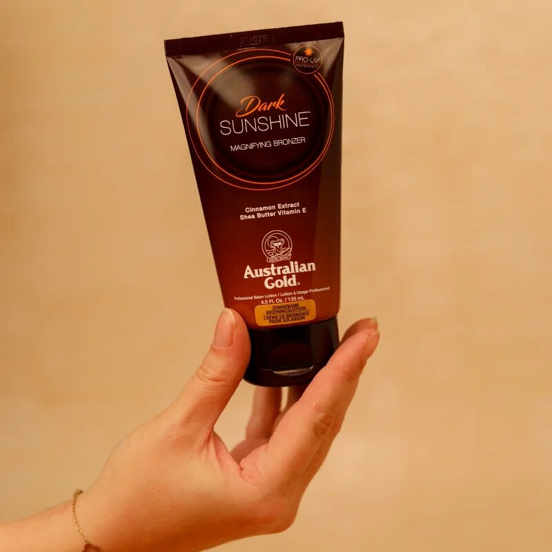 Australian Gold Dark Sunshine loțiune de bronzare pentru un bronz intens 133 ml
