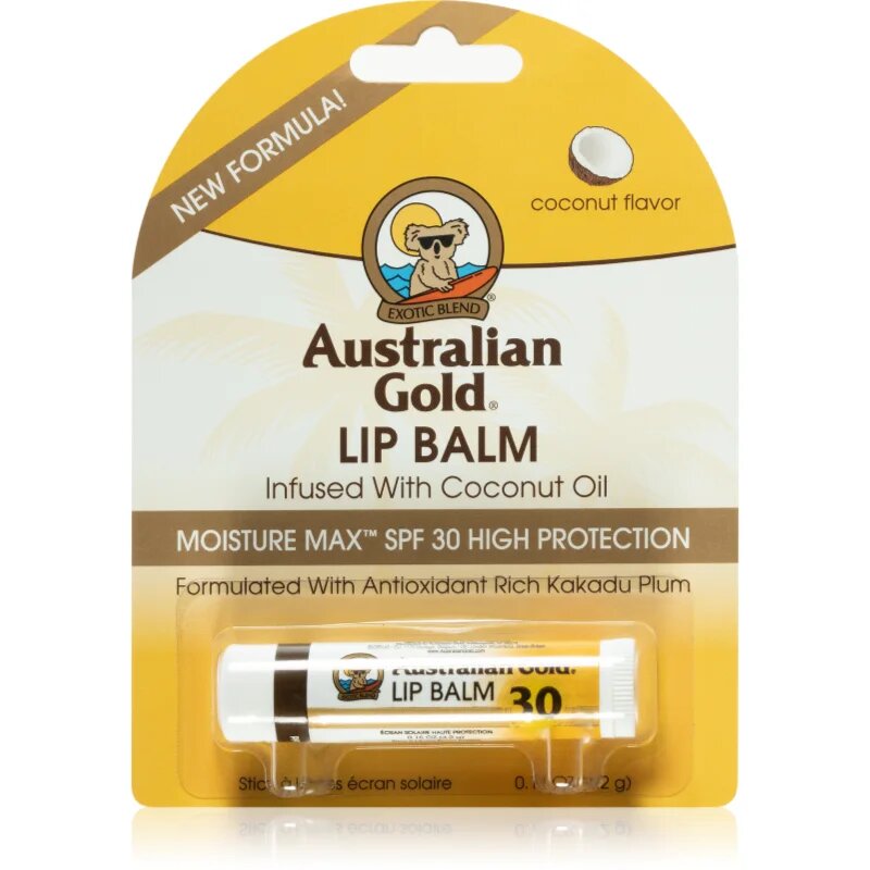 Australian Gold Moisture Max balsam de buze cu efect de umplere SPF 30 4.2 g