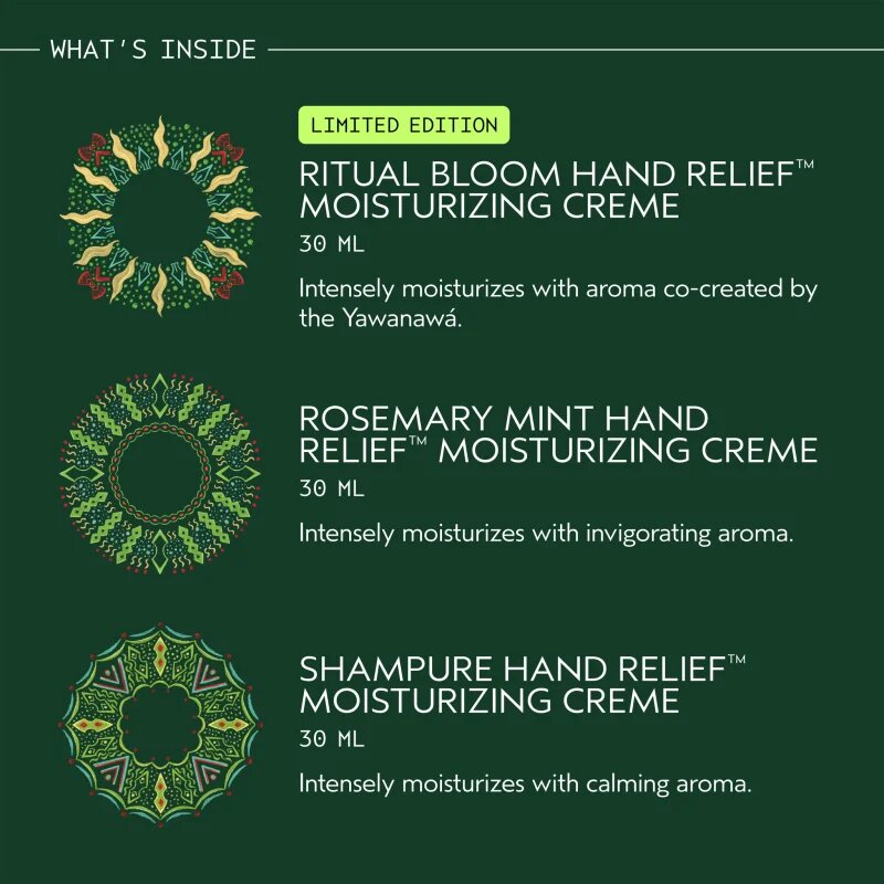 Aveda Holiday Gift of Intention Hand Relief™ Trio set cadou