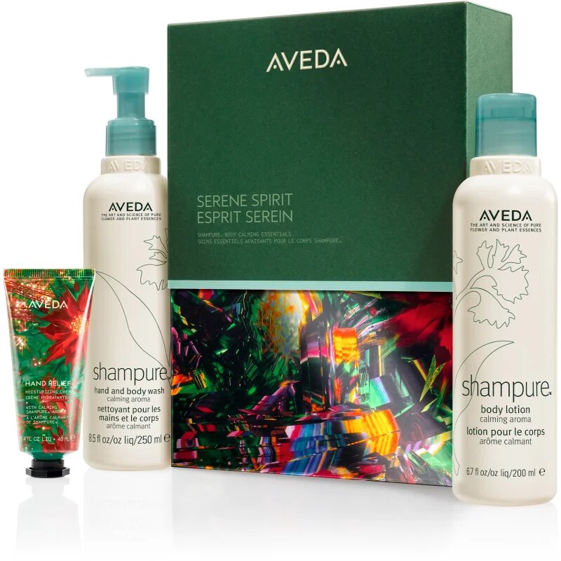 Aveda Holiday Serene Spirit Shampure™ Body Calming Essentials set cadou de Crăciun