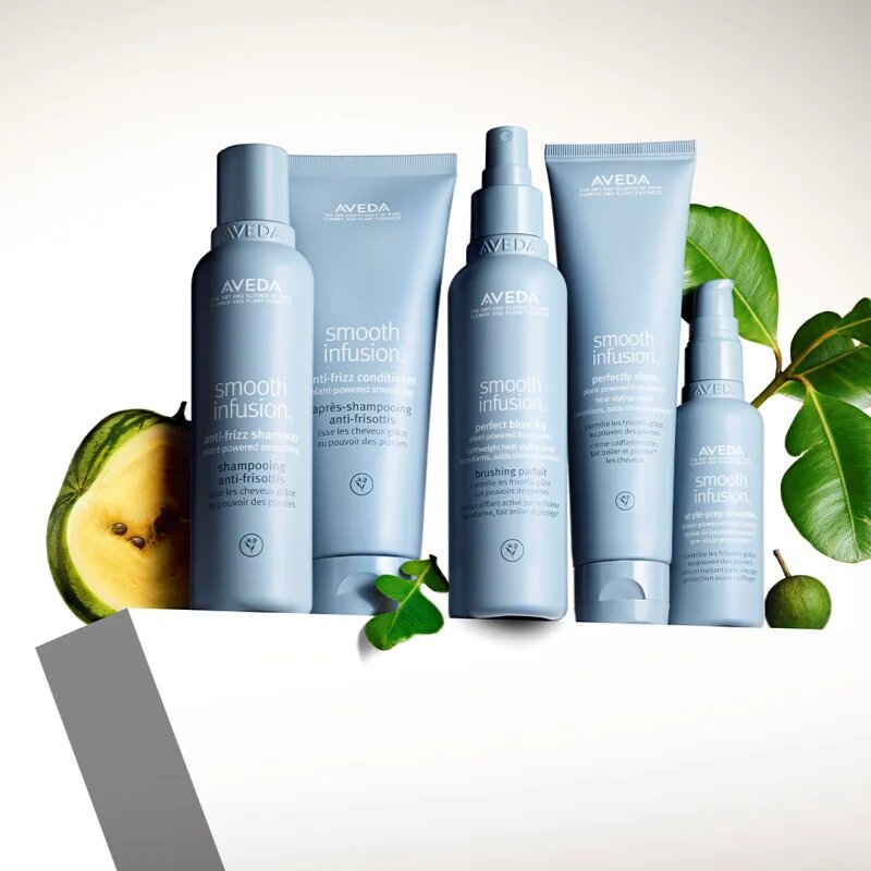 Aveda Smooth Infusion™ Perfectly Sleek™ Heat Styling Cream crema termo-protectoare pentru netezirea parului indisciplinat anti-electrizare 40 ml