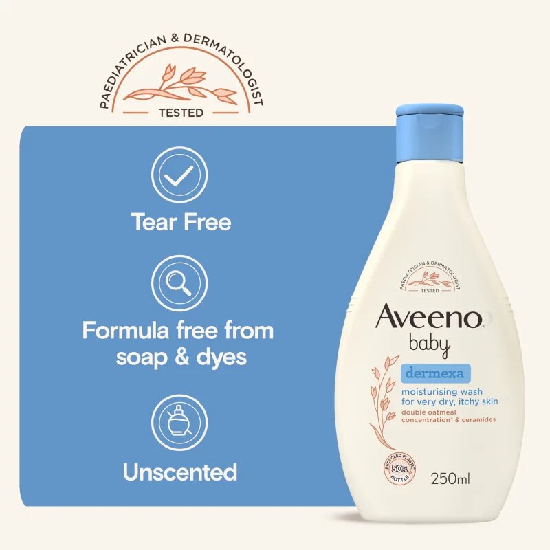 Aveeno Baby Dermexa gel de curatare hidratant 250 ml