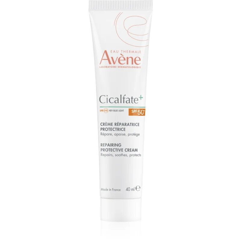 Avène Cicalfate+ Multi-Protective Skin Repair Cream cremă protectoare și regeneratoare pentru piele iritata SPF 50+ 40 ml