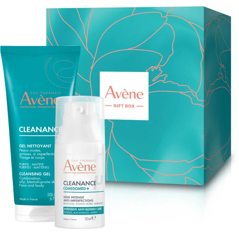 Avène Cleanance Gift Box set cadou de Crăciun pentru tenul gras predispus la acnee