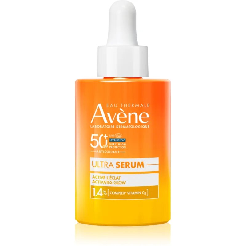 Avène Sun Ultra Serum Activates Glow ser protector pentru o piele mai luminoasa SPF 50+ 30 ml