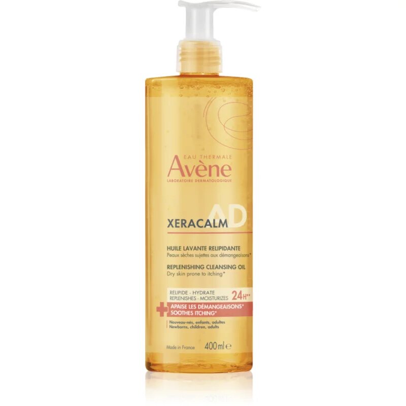 Avène XeraCalm A.D. Lipid-Replenishing Cleansing Oil ulei de curatare si refacere a lipidelor pentru piele uscată cu tendință la eczeme 400 ml