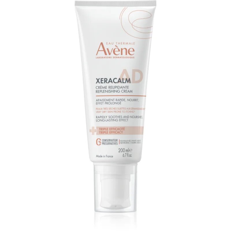 Avène XeraCalm A.D. Lipid-Replenishing Cream crema pentru refacerea lipidelor pentru piele uscata spre atopica 200 ml