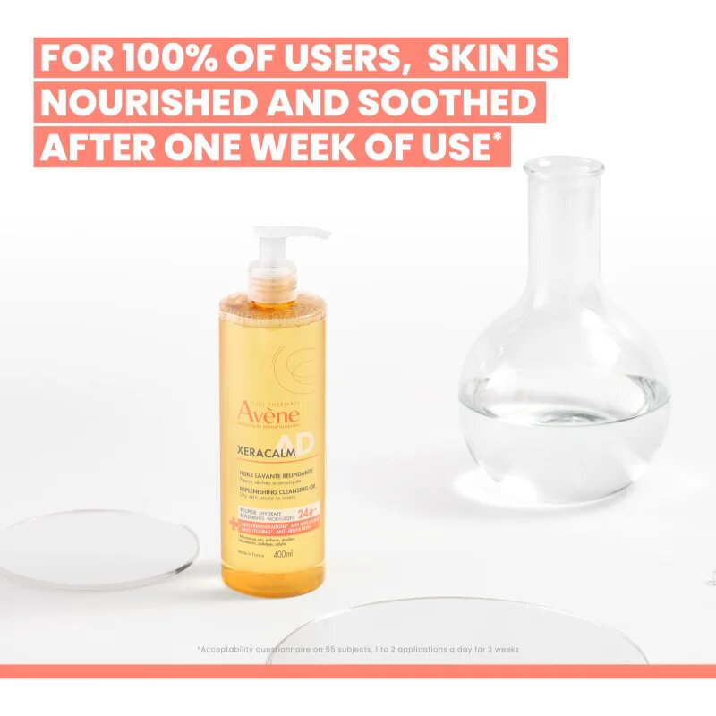 Avène XeraCalm ulei de curatare pentru piele uscata 1000 ml