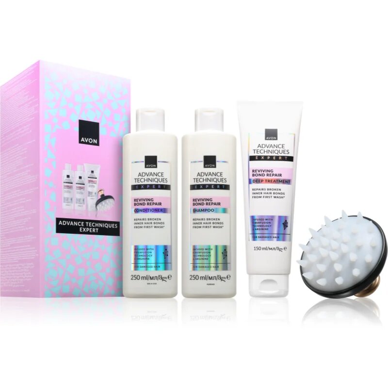 Avon Advance Techniques Expert Hair Care Giftset set cadou pentru păr pentru femei 4 buc