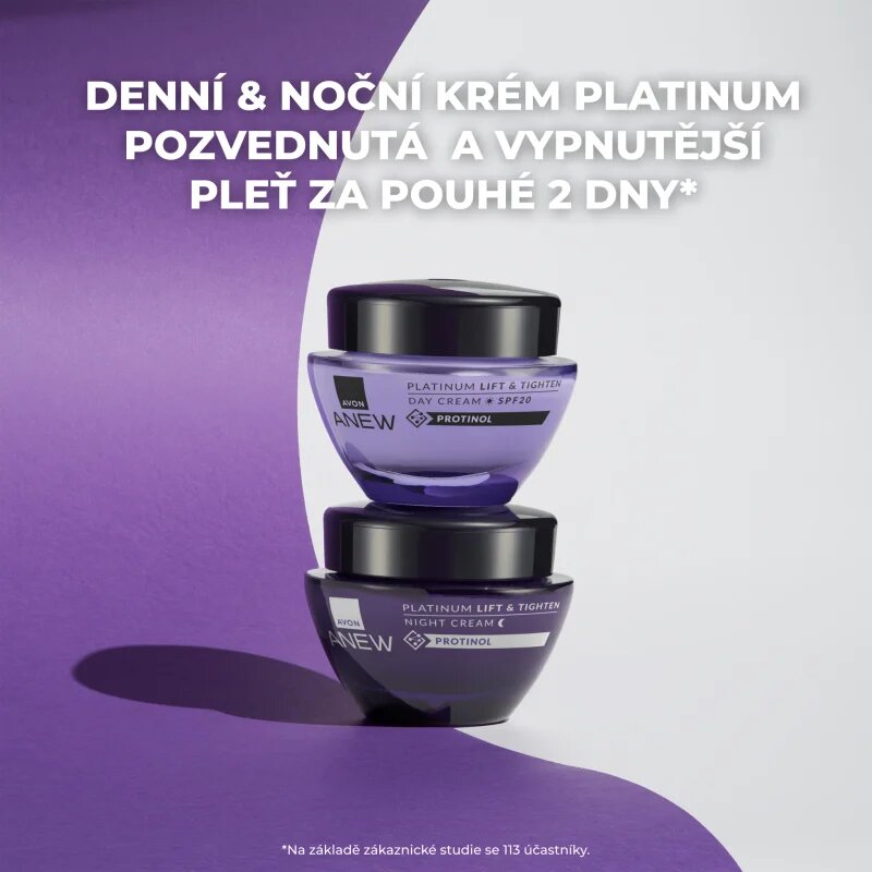 Avon Anew Platinum crema de zi cu efect lifting SPF 20 50 ml