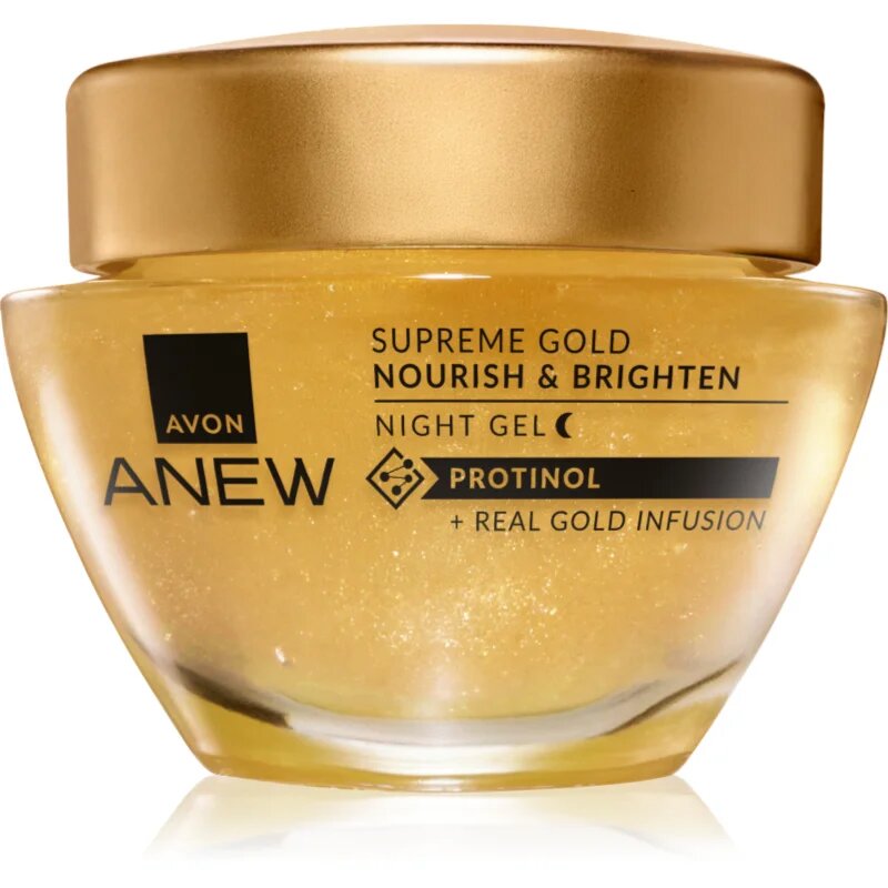 Avon Anew Skin Renewing Gold Emulsion Crema de noapte hidratanta anti-rid 50 ml