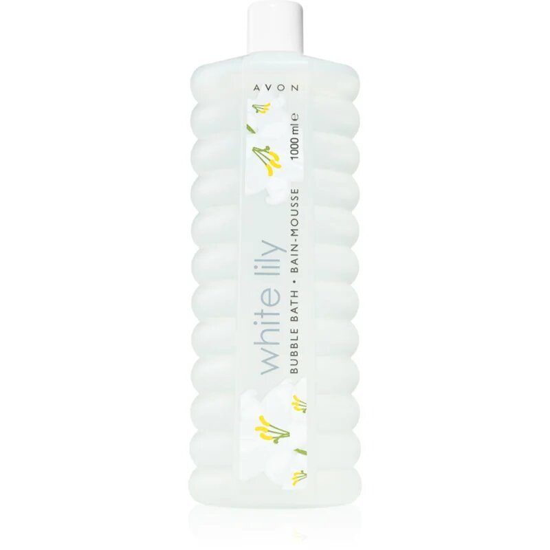 Avon Bubble Bath White Lily spuma de baie 1000 ml