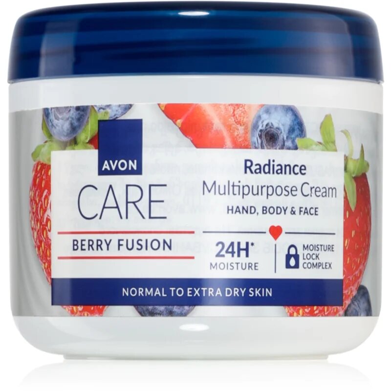 Avon Care Berry Fusion crema iluminatoare pentru fata si corp 400 ml