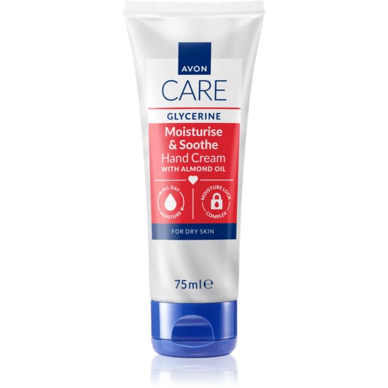 Avon Care Glycerine cremă hidratantă pentru mâini și unghii cu glicerina 75 ml