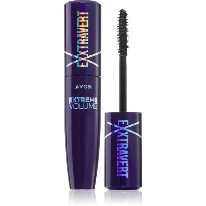 Avon Exxtravert Extreme Volume mascara pentru extra volum culoare Blackest Black 9.5 ml