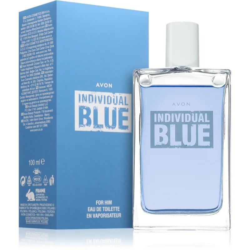Avon Individual Blue Eau de Toilette pentru bărbați 100 ml