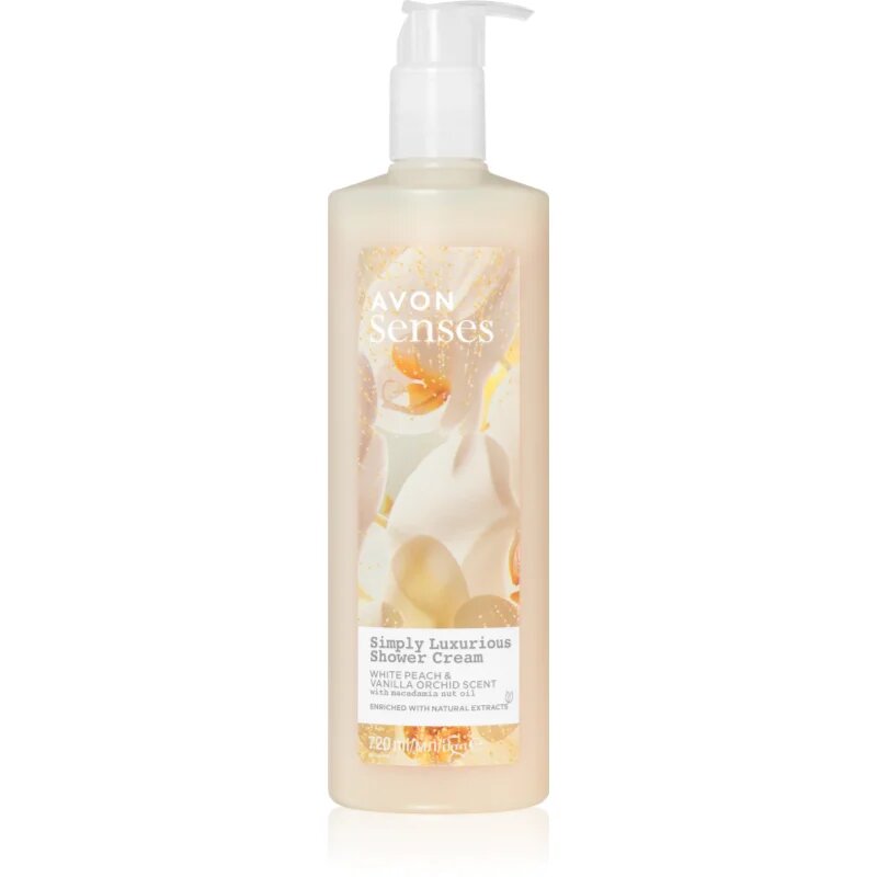 Avon Senses Simply Luxurious gel cremos pentru dus 720 ml