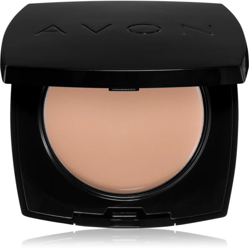 Avon True Colour make-up crema cu efect de pulbere culoare 215P Ivory 9 g