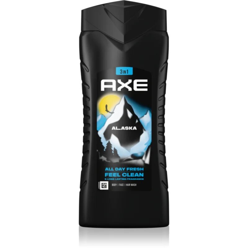 Axe Alaska gel de dus pentru față corp și păr 400 ml