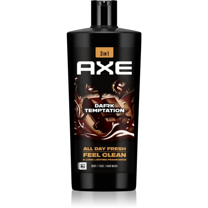 Axe Dark Temptation gel de duș pentru față corp și păr 700 ml