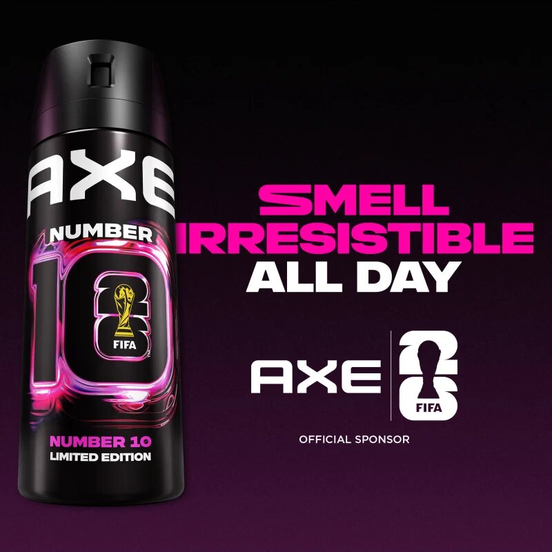 Axe FIFA Number 10 deodorant spray pentru bărbați 150 ml