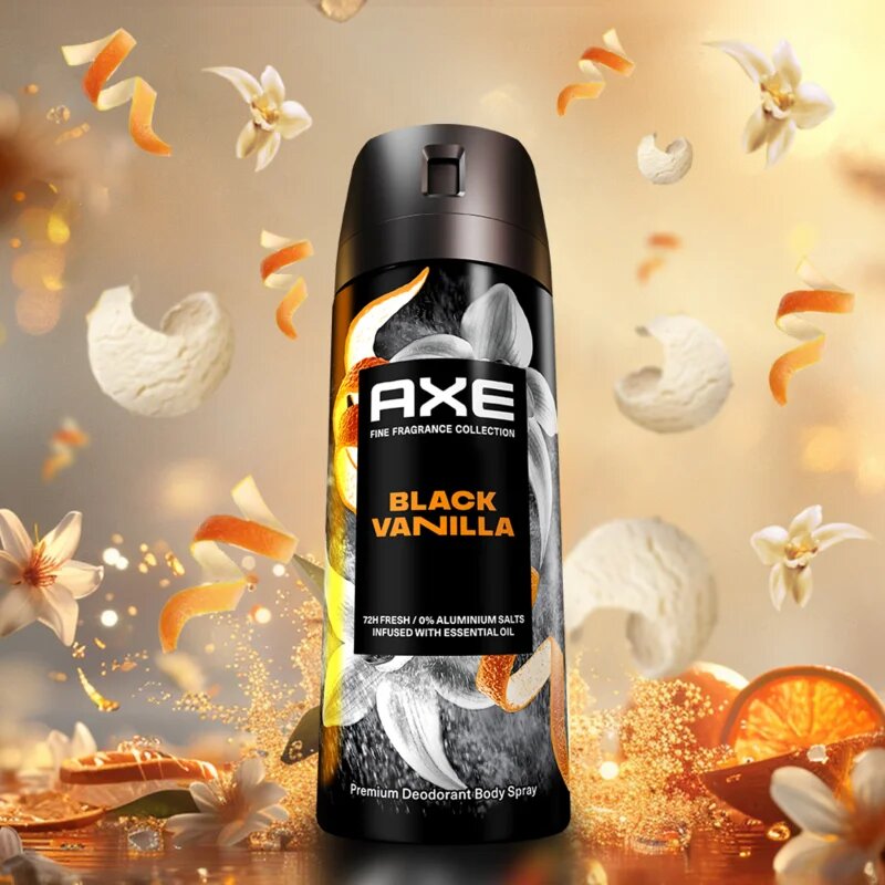 Axe Premium Black Vanilla deodorant spray pentru bărbați 150 ml