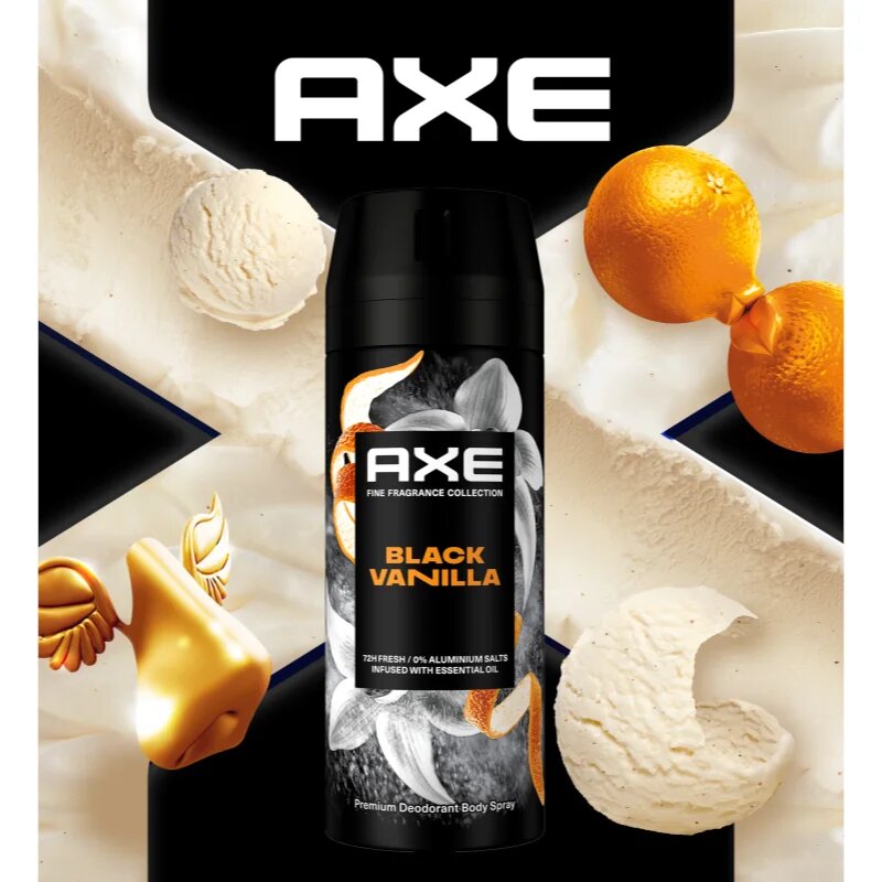 Axe Premium Black Vanilla deodorant spray pentru bărbați 150 ml