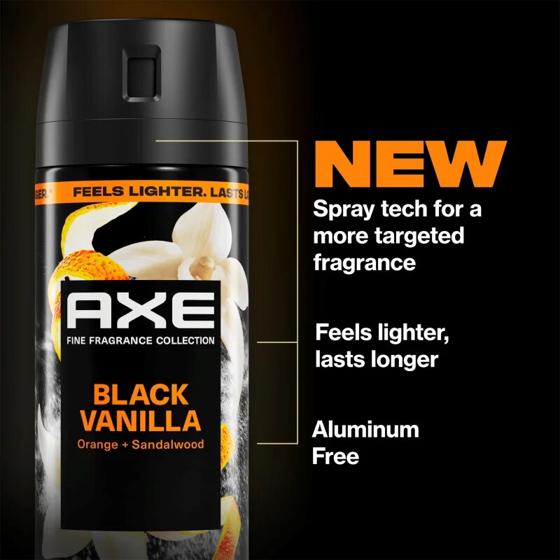 Axe Premium Black Vanilla deodorant spray pentru bărbați 150 ml