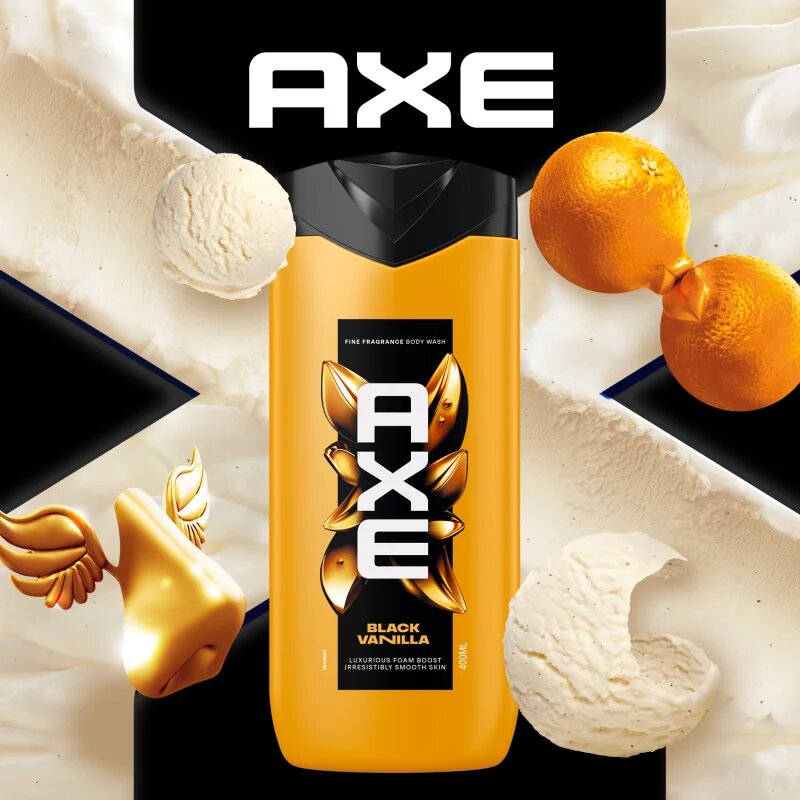 Axe Premium Black Vanilla Gel de duș pentru bărbați 400 ml