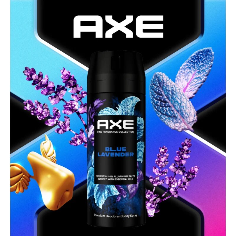 Axe Premium Blue Lavender deodorant spray pentru bărbați 150 ml