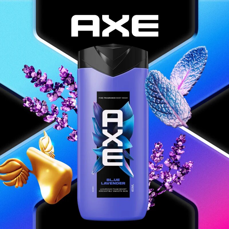 Axe Premium Blue Lavender Gel de duș pentru bărbați 400 ml