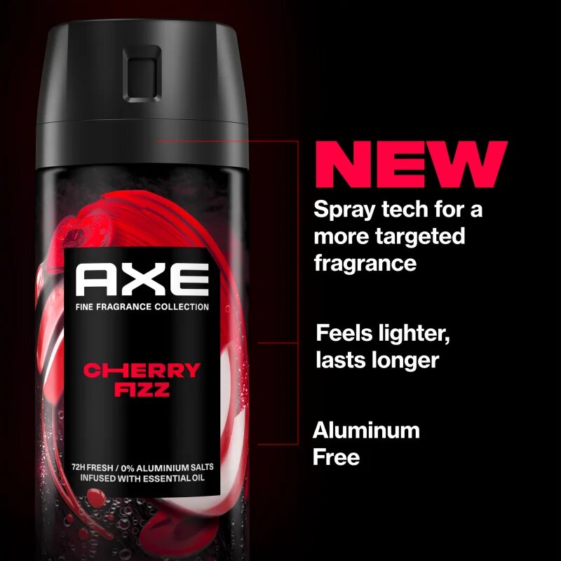 Axe Premium Cherry Fizz deodorant spray pentru bărbați 150 ml