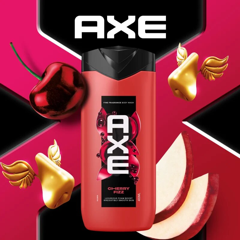 Axe Premium Cherry Fizz Gel de duș pentru bărbați 400 ml