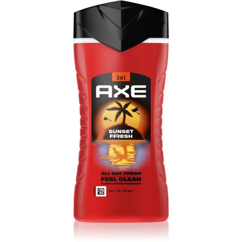 Axe Sunset Fresh gel de dus pentru față corp și păr 250 ml