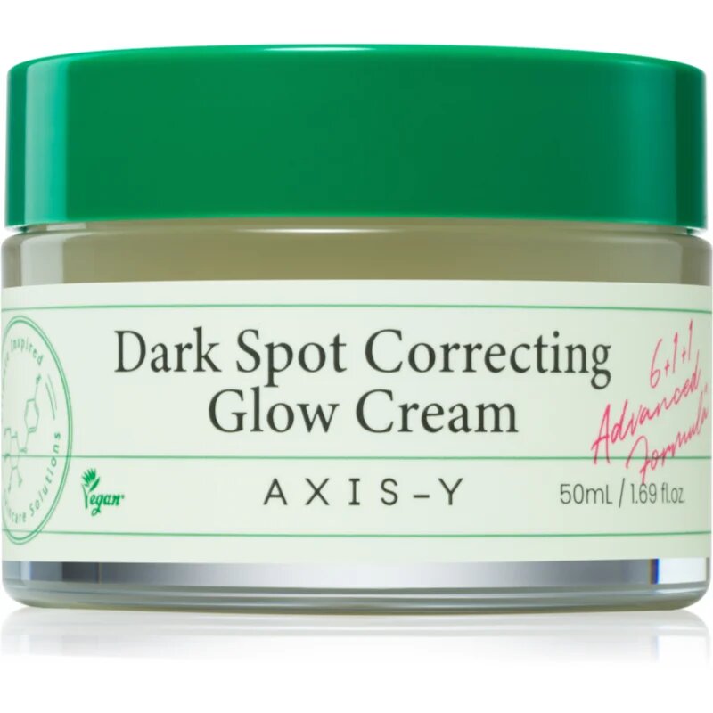 AXIS-Y 6+1+1 Advanced Formula Dark Spot Correcting Glow Cream gel crema hidratant pentru piele cu hiperpigmentare 50 ml