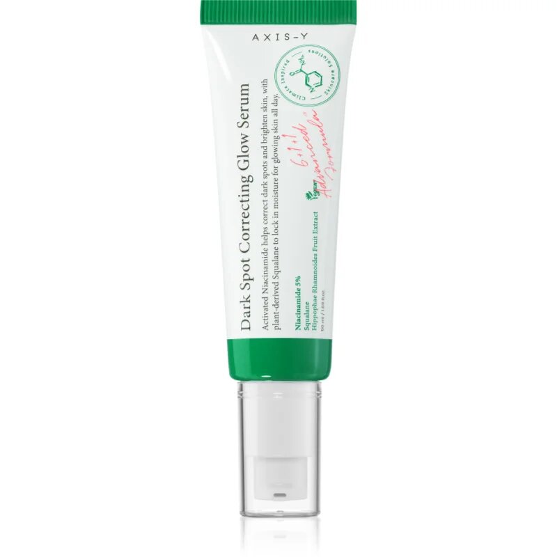 AXIS-Y 6+1+1 Advanced Formula Dark Spot Correcting Glow Serum ser regenerant si iluminator pentru piele cu hiperpigmentare 50 ml