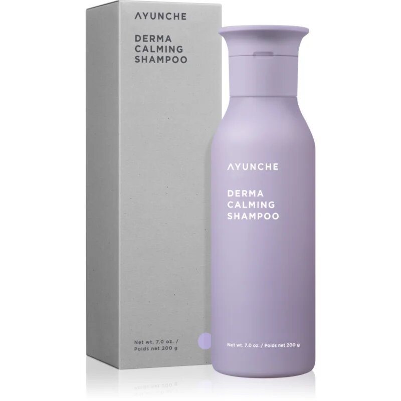 AYUNCHE Derma Calming Shampoo șampon calmant pentru păr uscat și scalp sensibil 200 ml