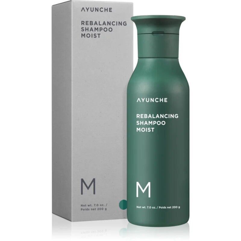 AYUNCHE Rebalancing Shampoo Moist șampon împotriva subțierii și căderii părului cu efect de hidratare 200 g