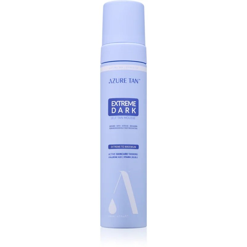 Azure Tan Extreme Dark spuma autobronzanta culoare Extreme To Maximum 200 ml
