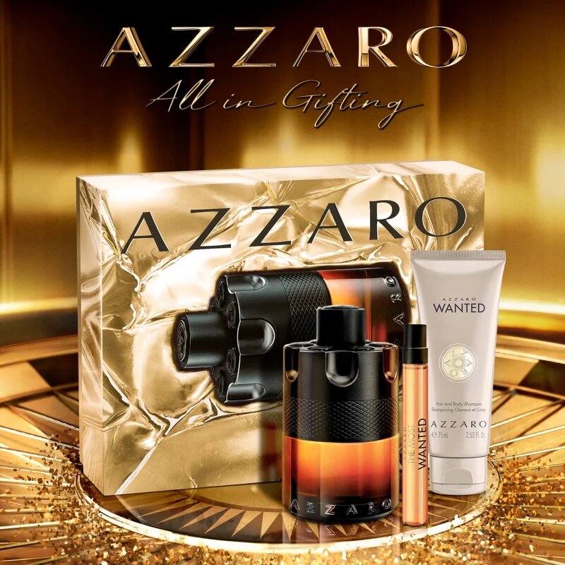 Azzaro The Most Wanted Parfum set cadou pentru bărbați