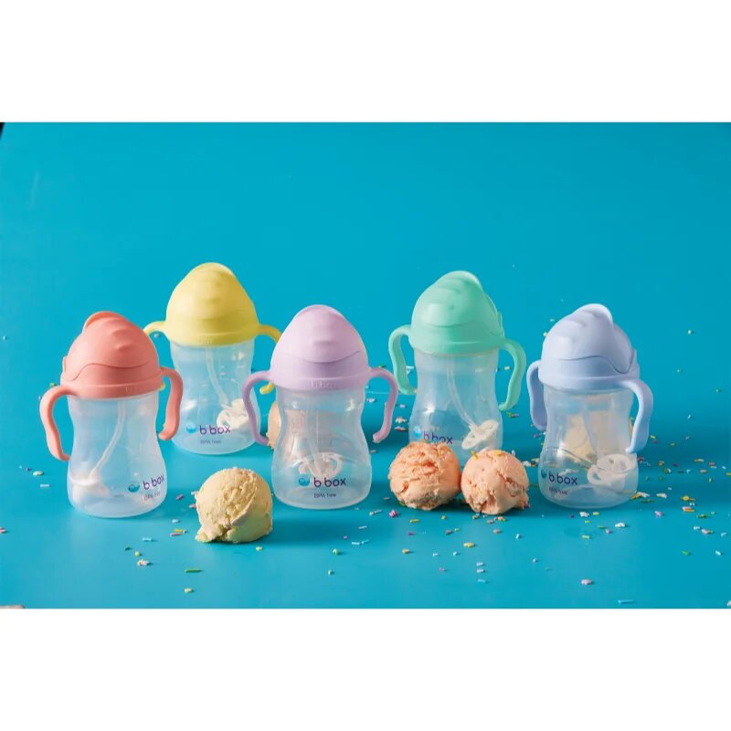 B.Box Gelato Cup ceasca cu pai Pistachio 6m+ 1 buc
