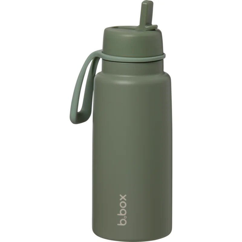 B.Box Insulated Flip Top Bottle sticlă termos Olive 1 buc