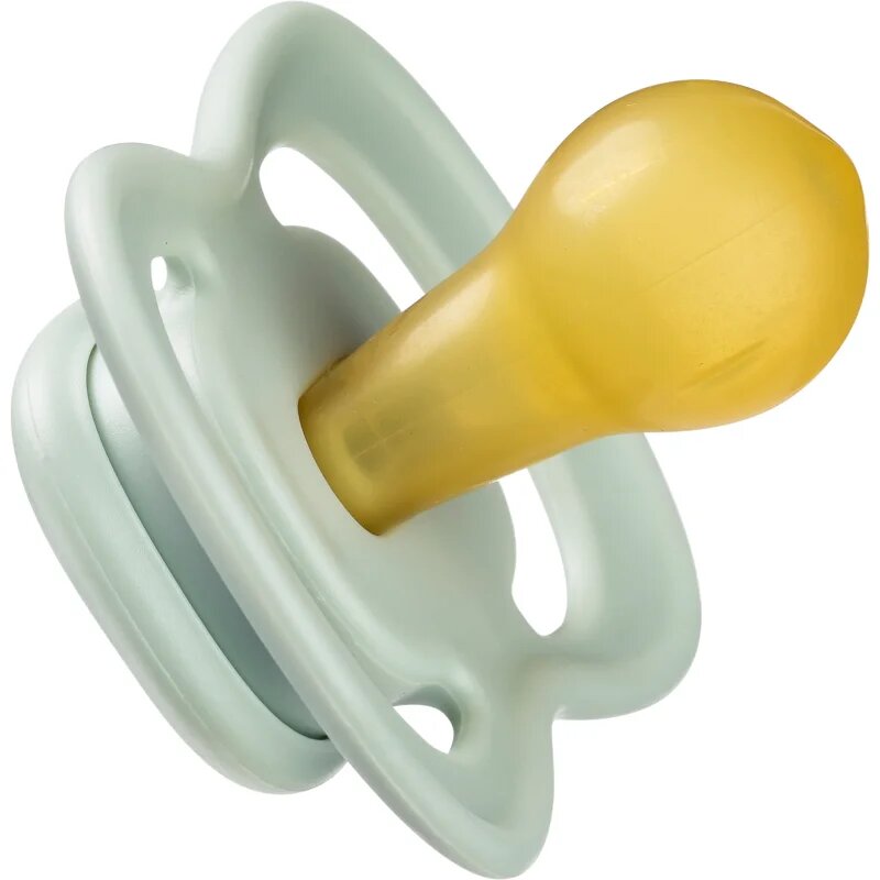 B.Box Natural Rubber 0-6m suzetă Sage/Vanilla 2 buc