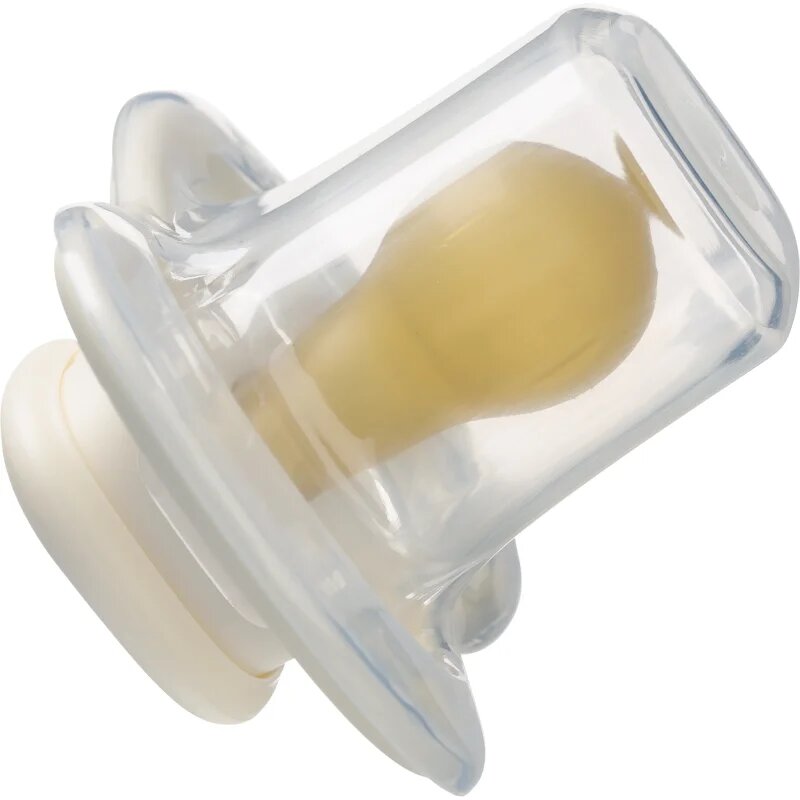 B.Box Natural Rubber 0-6m suzetă Vanilla/Latte 2 buc