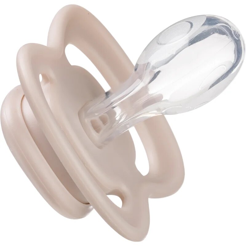 B.Box Silicone 0-6m suzetă Blush/Latte 2 buc